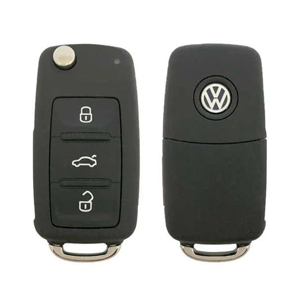 2011-2016 Volkswagen Jetta / Passat / Tiguan / 4-Button Remote Flip Key / PN: 5K0837202AE / NBG010180T / 315 MHz / OEM REFURB 2011-2016 Volkswagen Jetta / Passat / Tiguan / 4-Button Remote Flip Key / PN: 5K0837202AE / NBG010180T / 315 MHz / OEM REFURB